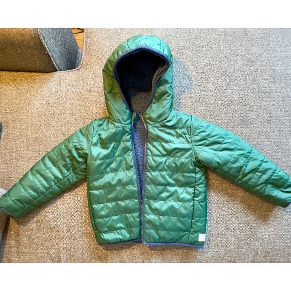 J. Crew Kids' reversible sherpa puffer jacket - 4T - Picture 2 of 5